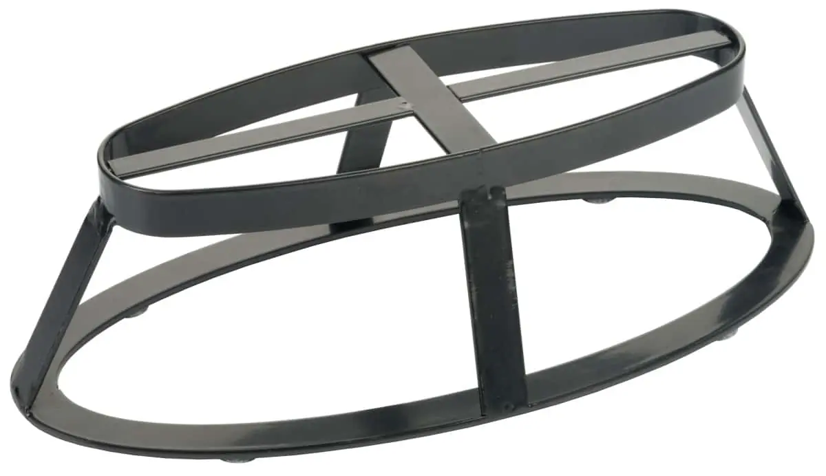 Bild von MADISON AVENUE METAL GRAY 'Standfuß' 26 x 12 cm, H: 8 cm