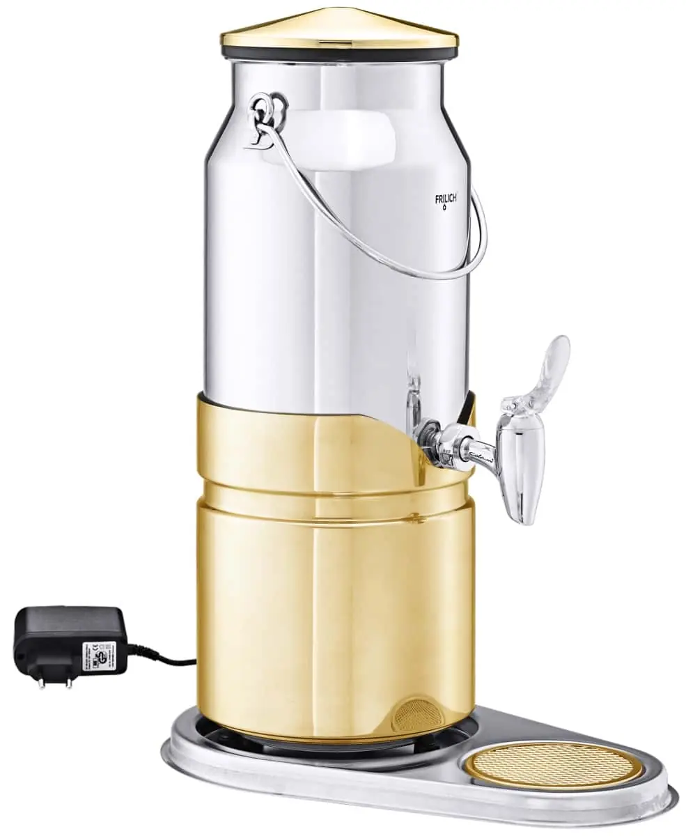 Bild von UNISON 'Milchkanne Aktiv' mit elektrischer Kühlung, 5 l, Gold