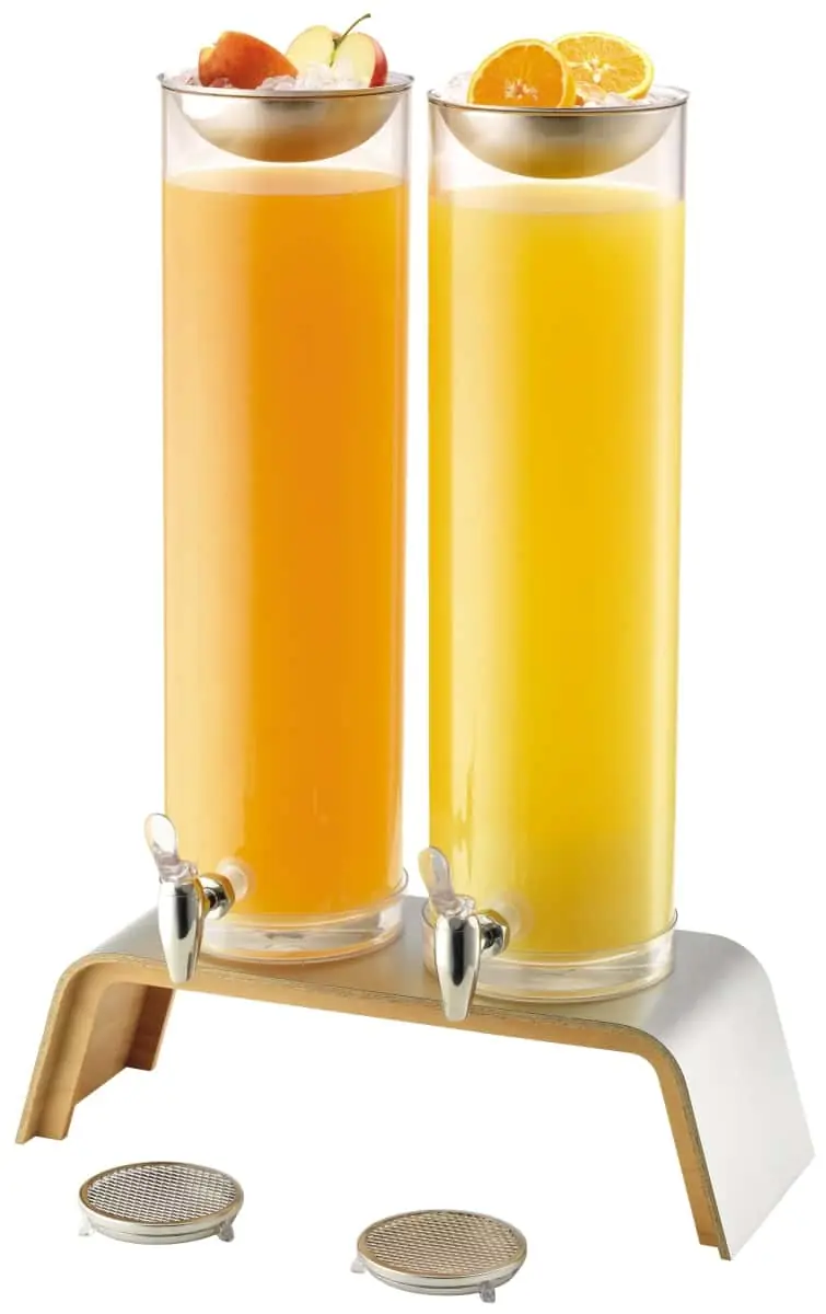 Bild von ACE OF VASE 'Saftkanne' 2x 12 Liter Behälter a.PC, Fuß a.Multiplexholz