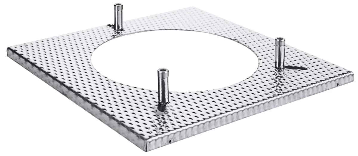 Bild von RAISER Dekorplatte 'Barrel' aus Edelstahl 