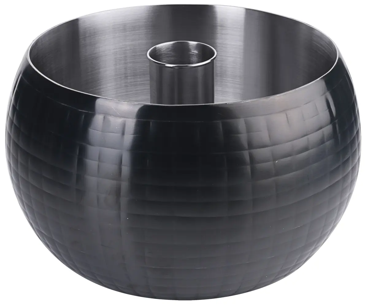 Bild von CARAFINE Standfuß 'Quintet'
BLACK, PVD schwarz, gehämmert, doppelwandig, Crasheisröhre