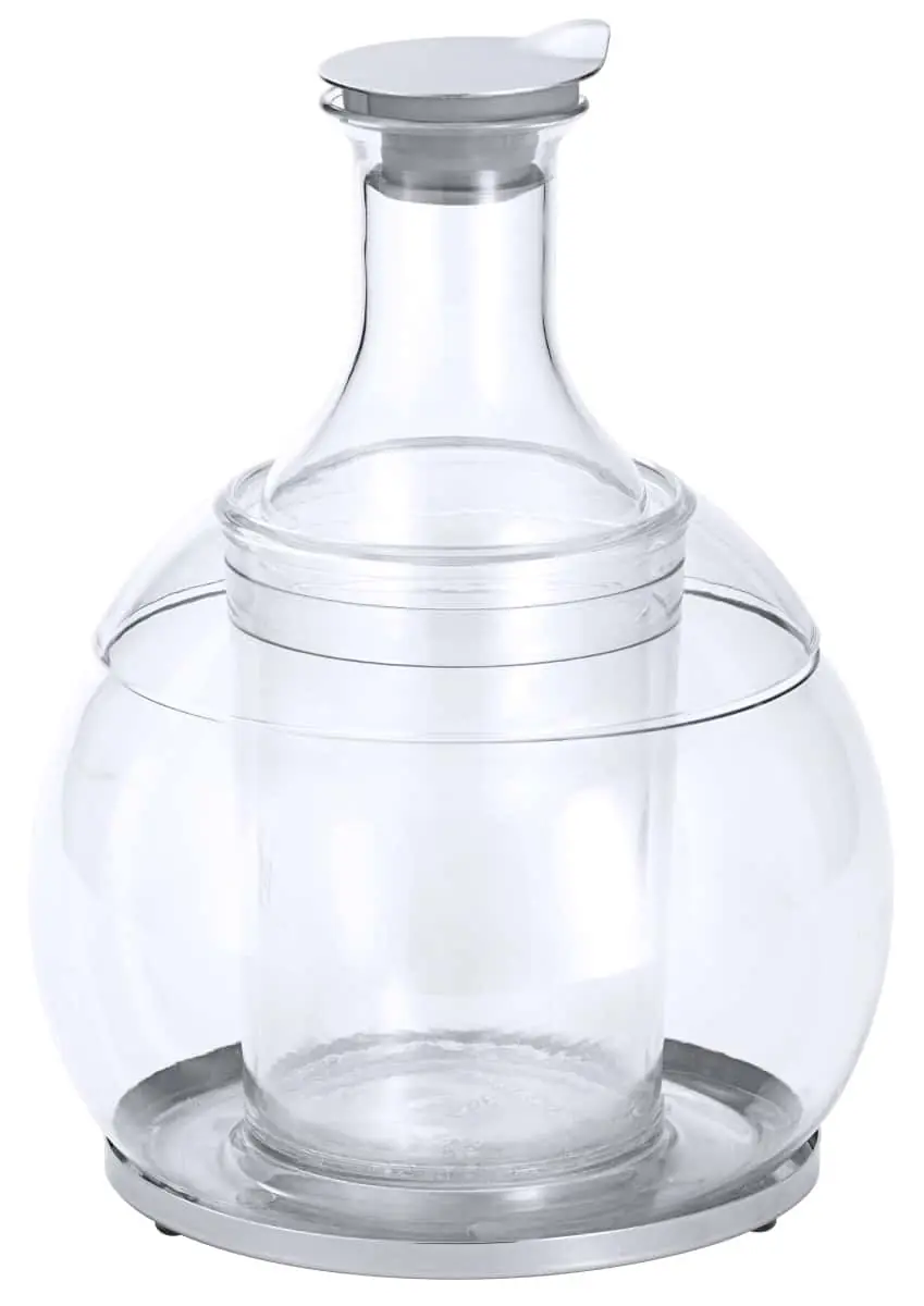 Bild von CARAFINE 'Crystal' Kunststoffkaraffe 1,2 Liter, Standfuß und -deckel