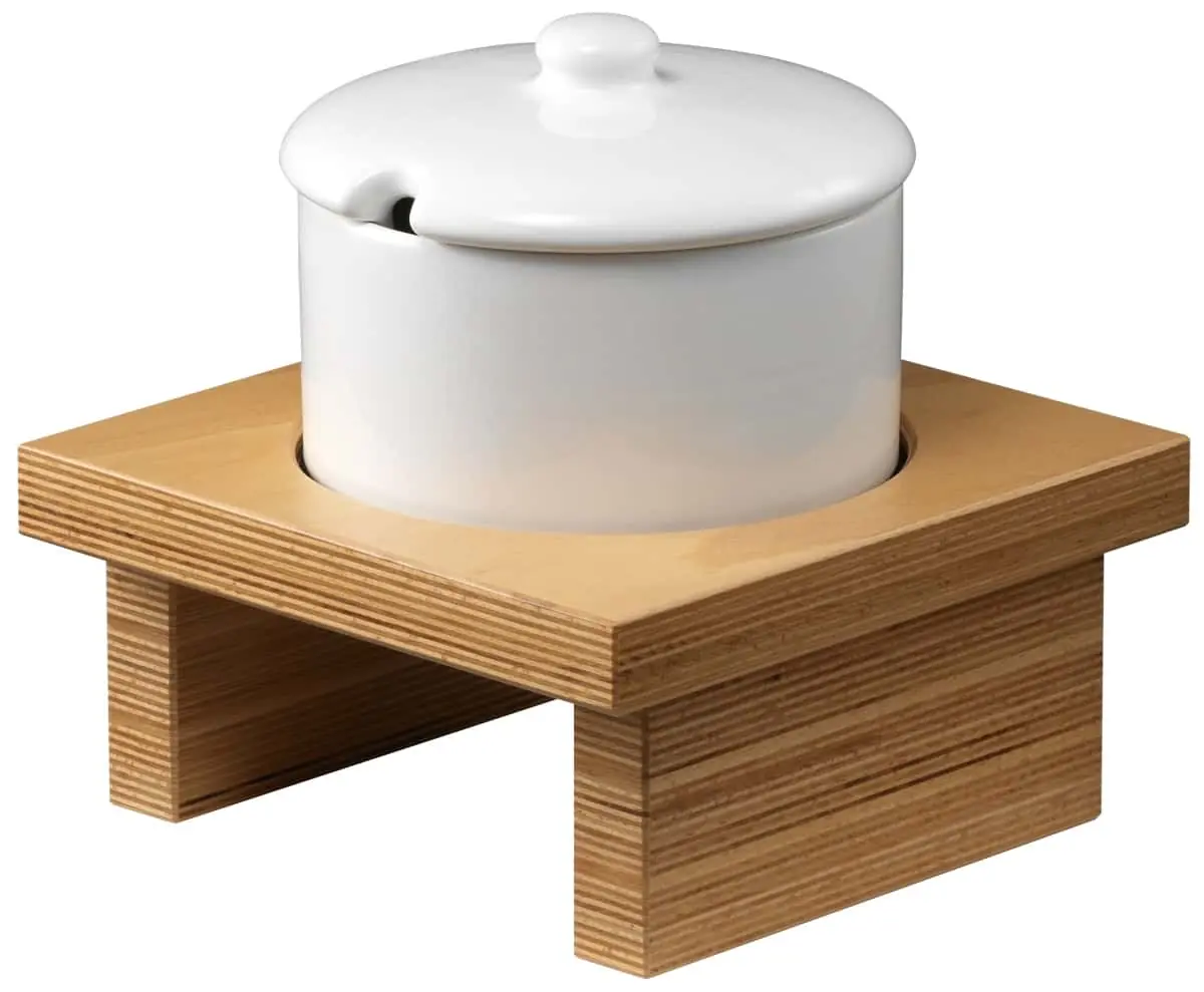 Bild von PURE NATURE'Frischedose'H:30cm Porzellanschale m.Deckel 2 l