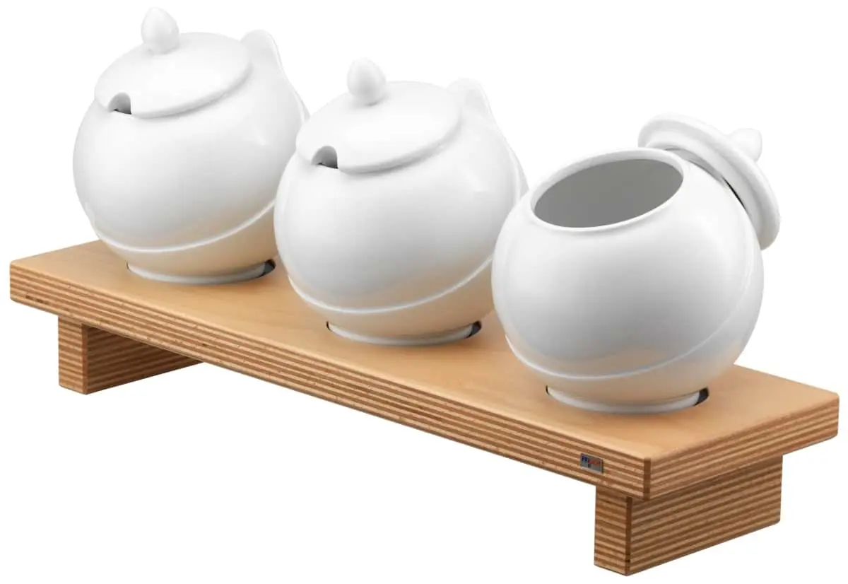 Bild von PURE NATURE 'Bowl Bar M' Porzellankugeln 3x 1,5 Liter