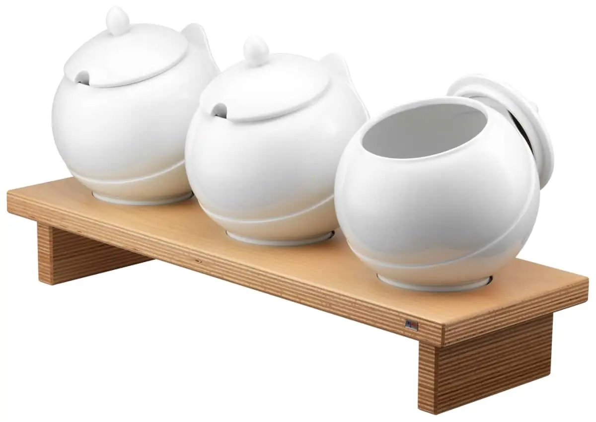 Bild von PURE NATURE 'Bowl Bar L' Porzellankugeln 3x 3,5 Liter