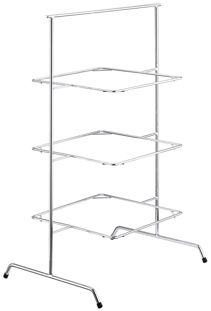Bild von Etagere, verchromt o.Porzellanpl. f.UNISON 33x33 'Buffet Etagere'