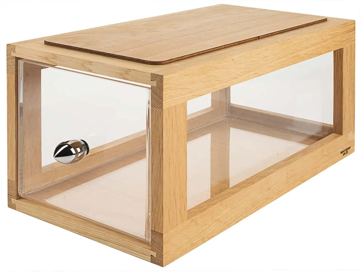 Bild von BOX OAK 'Bread Slender' Stapelbare Box, Schubfach aus Acrylglas