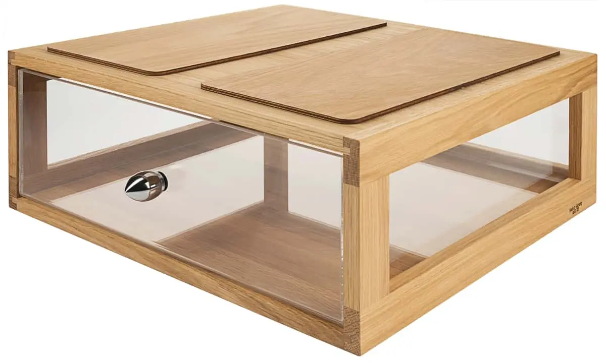 Bild von BOX OAK 'Bread Largo' Stapelbare Box, Schubfach aus Acrylglas