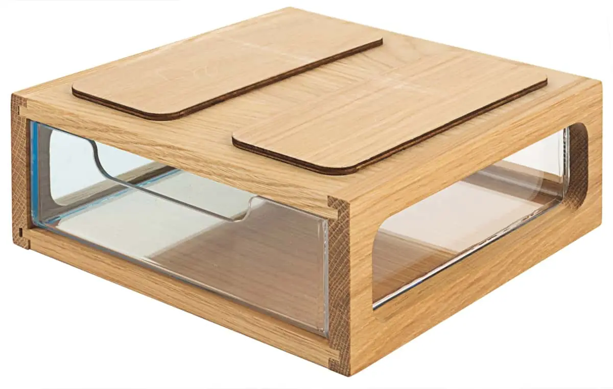 Bild von BOX OAK 'Bits & Pieces Largo' Stapelbare Box, Schubfach a.Acrylglas