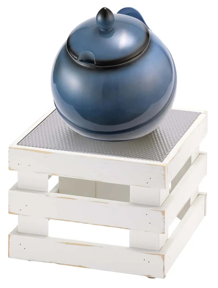Bild von RAISER VIN 'Buffet Bowl L' Porzellankugel, blau (1,5 l), weiß 'use look'