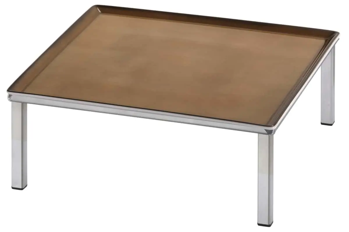 Bild von RAISER INOX 'Frischeplatte' Porzellan, caramel 33x33, H: 12,4 cm