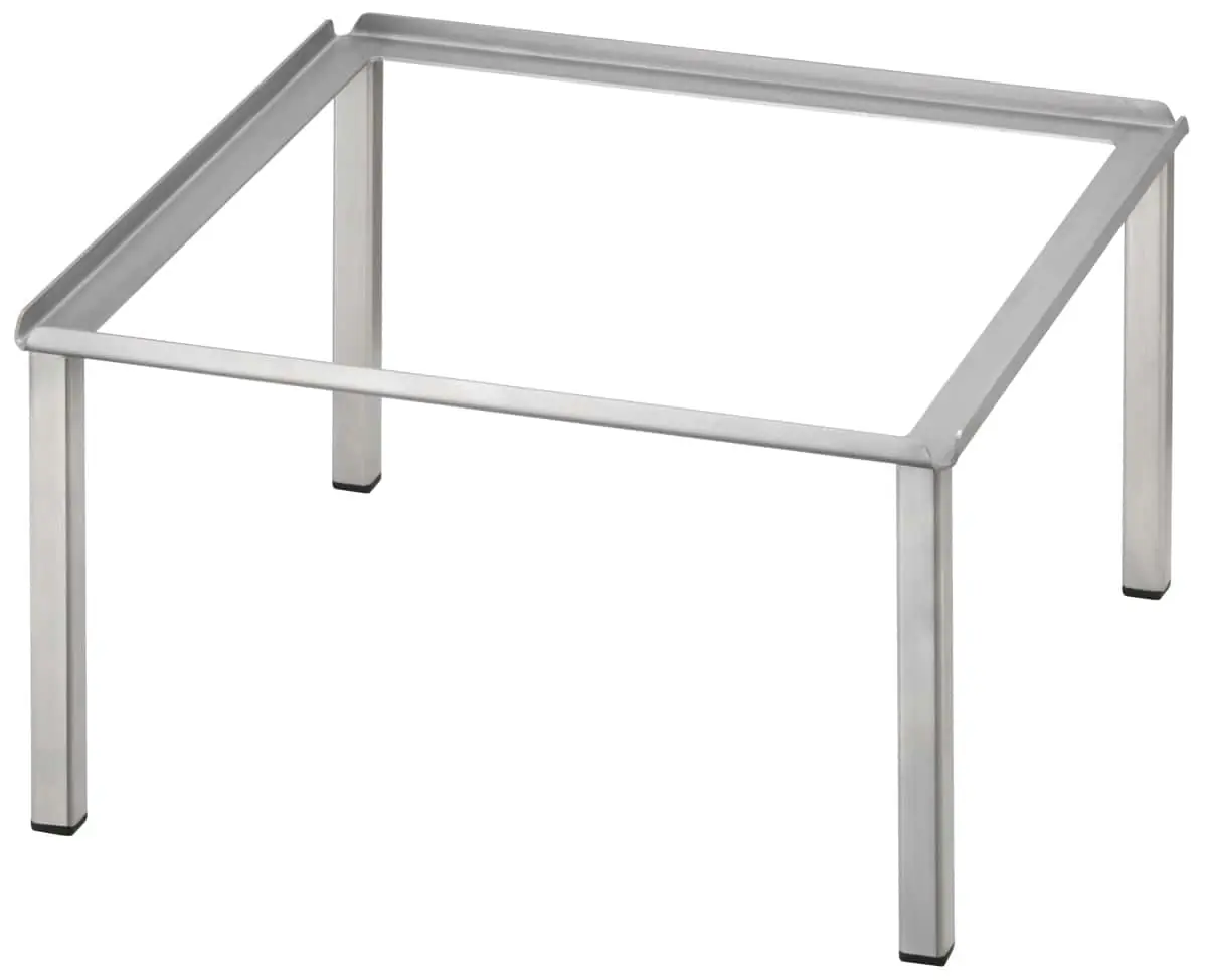 RAISER INOX L-Standfuß 33x33 aus Edelstahl Höhe: 17 cm