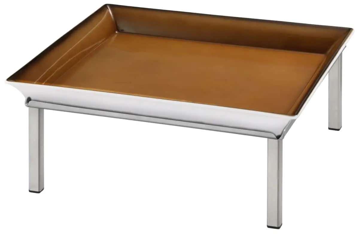 Bild von RAISER INOX 'Frischeschale' Porzellan, caramel 33x33; H: 15,5 cm