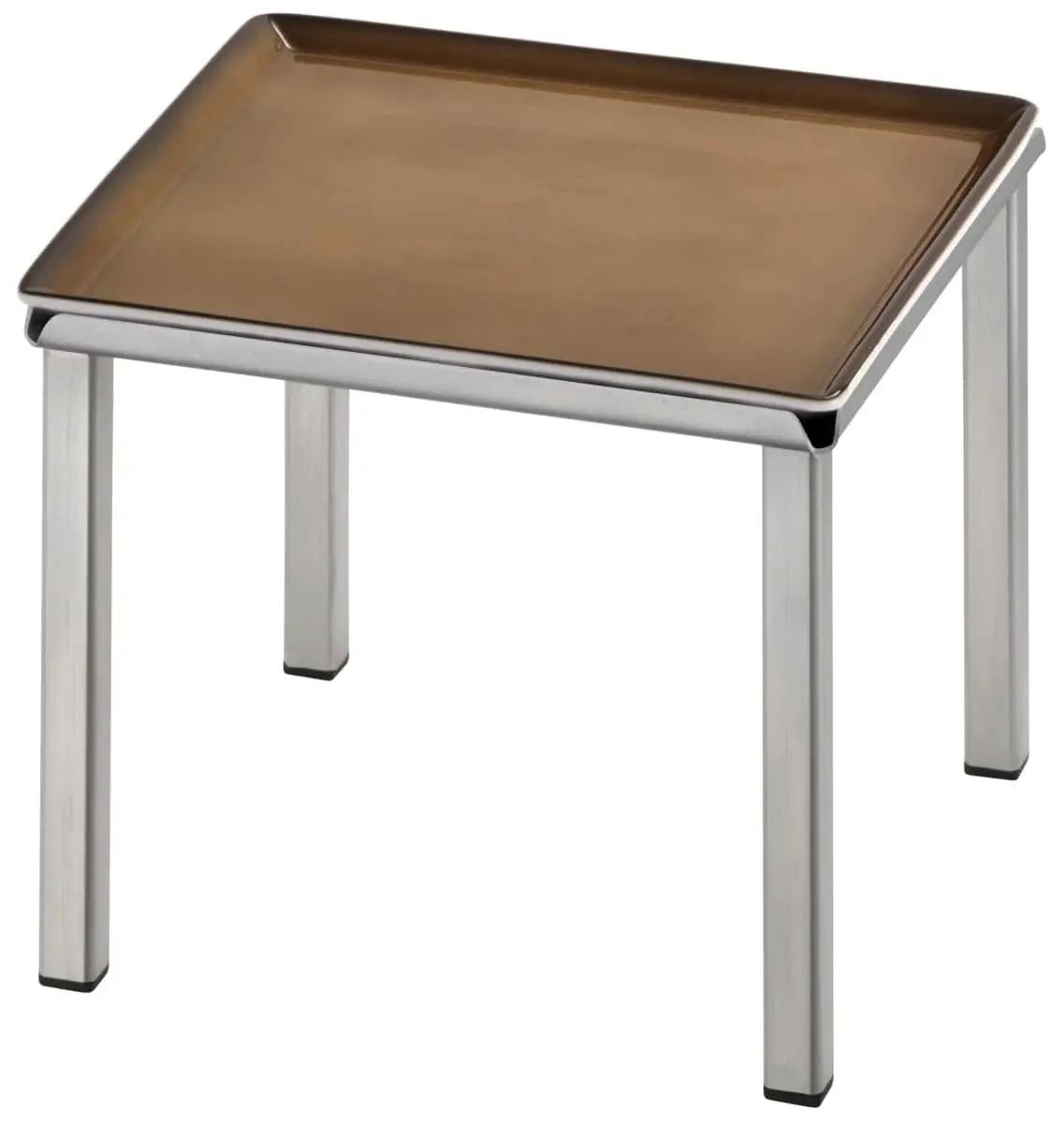 Bild von RAISER INOX 'Frischeplatte' Porzellan, caramel 23x23, H: 17,4 cm