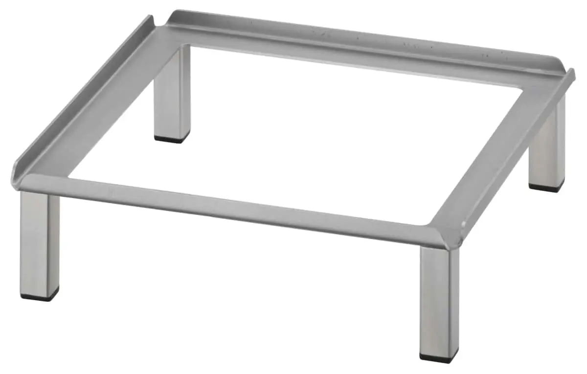 Bild von RAISER INOX S-Standfuß 23x23 aus Edelstahl Höhe: 4 cm