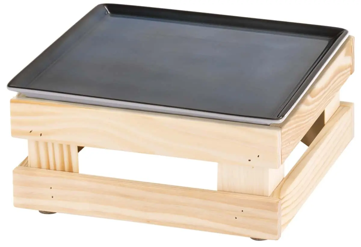 Bild von RAISER NATURE 'Frischeplatte' Porzellan, blau 23x23, H:11,9cm