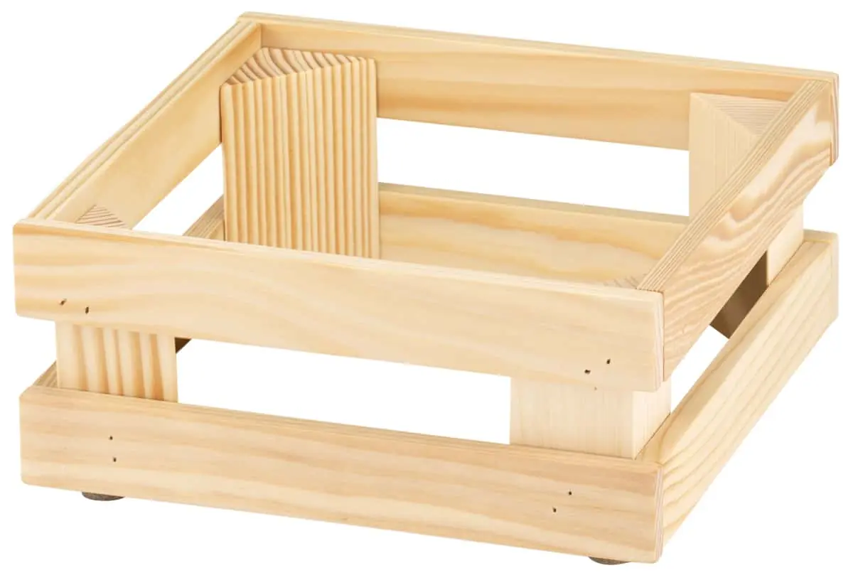 Bild von RAISER NATURE S-Standfuß 23x23 aus Fichtenholz H: 10 cm