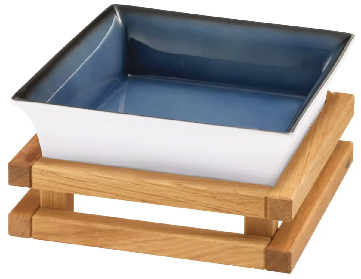 Bild von RAISER OAK 'Frischeschale' Porzellan, blau 23x23, H: 14,0cm