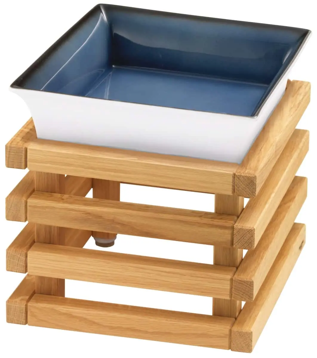 Bild von RAISER OAK 'Frischeschale' Porzellan, blau 23x23, H: 23,5cm