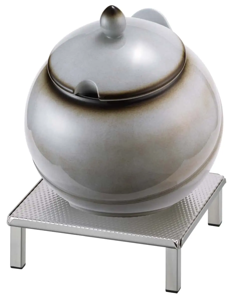 Bild von RAISER INOX 'Buffet Bowl S' Porzellankugel, grau (3,5 l)
