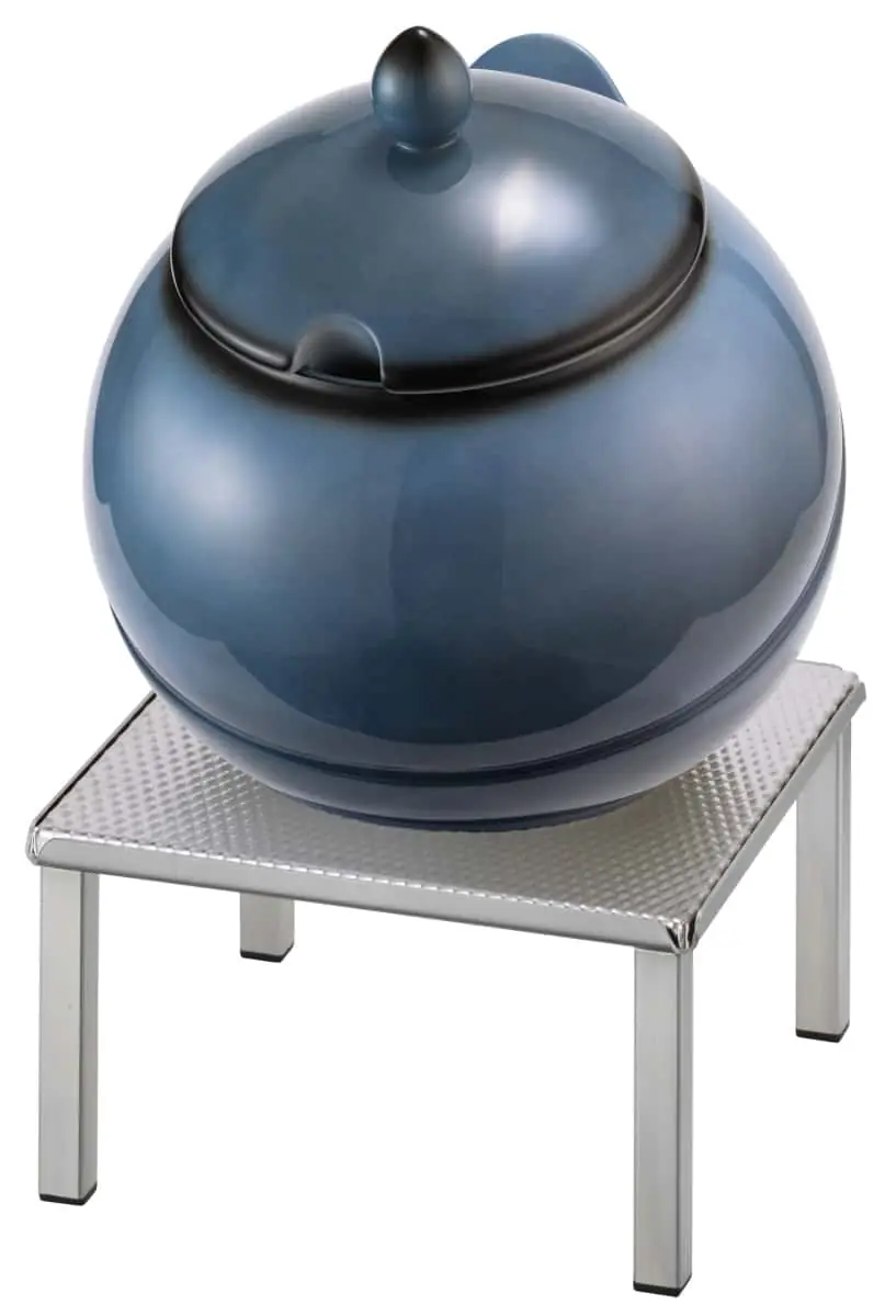 Bild von RAISER INOX 'Buffet Bowl M' Porzellankugel, blau (3,5 l)