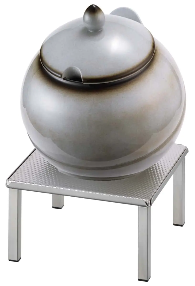 Bild von RAISER INOX 'Buffet Bowl M' Porzellankugel, grau (3,5 l)