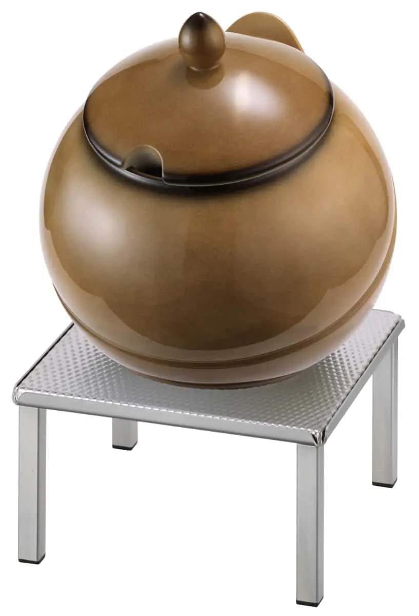 Bild von RAISER INOX 'Buffet Bowl M' Porzellankugel, caram.(3,5 l)