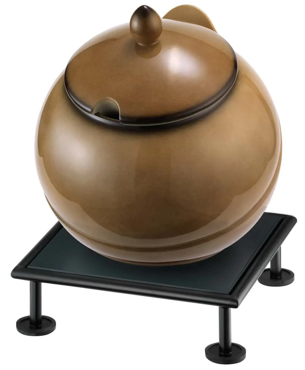 Bild von RAISER RUSTIC 'Buffet Bowl S' Porzellankugel, caram.(3.5 l)