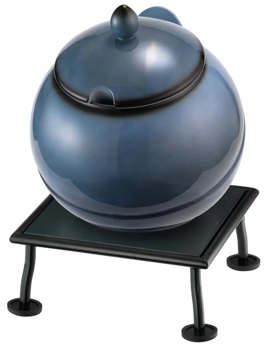 RAISER RUSTIC 'Buffet Bowl M' Porzellankugel, blau (3.5 l)