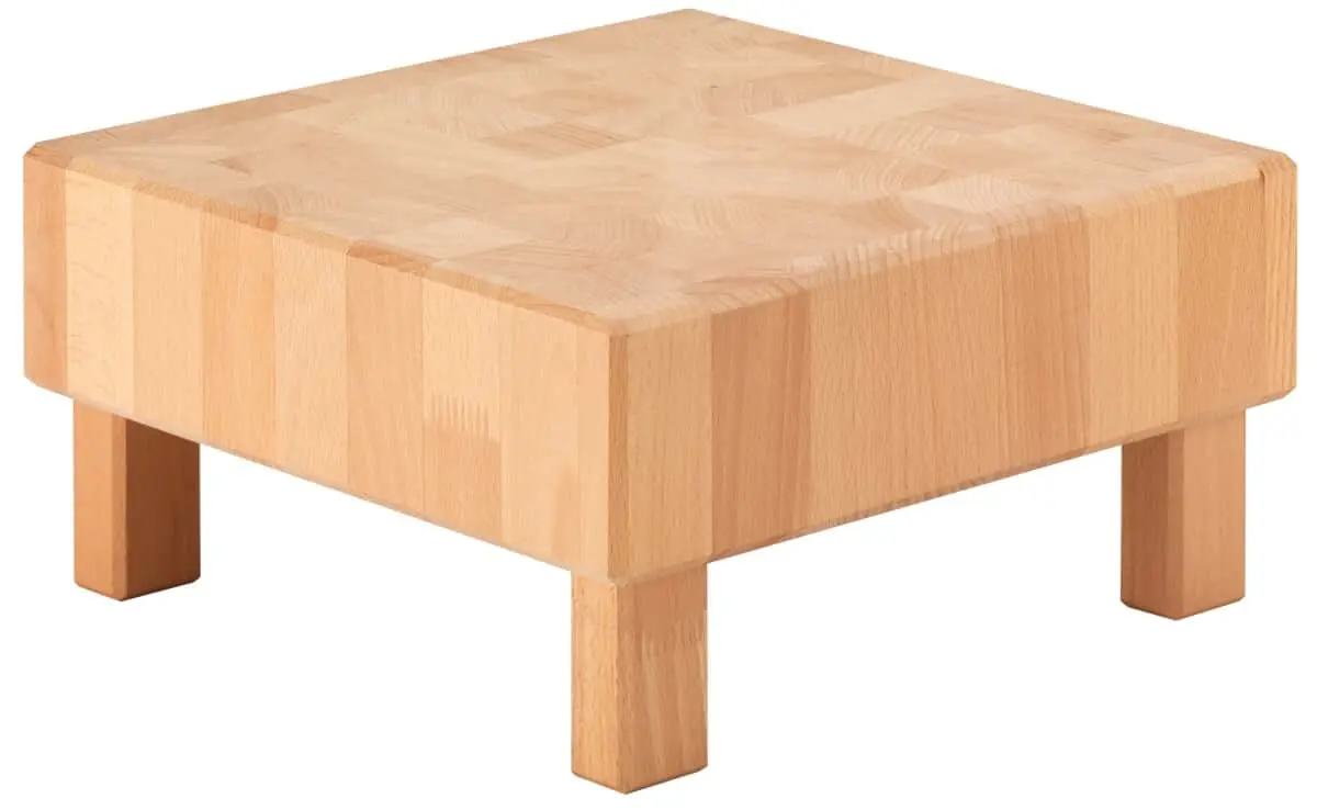 Bild von PURE NATURE 33x33 'Butcher Block', Höhe 16,5 cm
