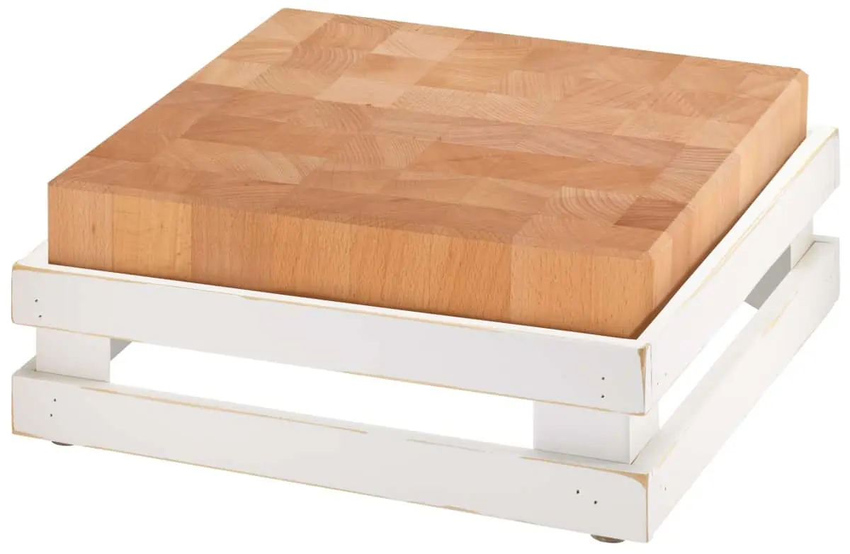 Bild von RAISER VINTAGE 'Butcher Block' Holzblock aus Buche, H: 15 cm