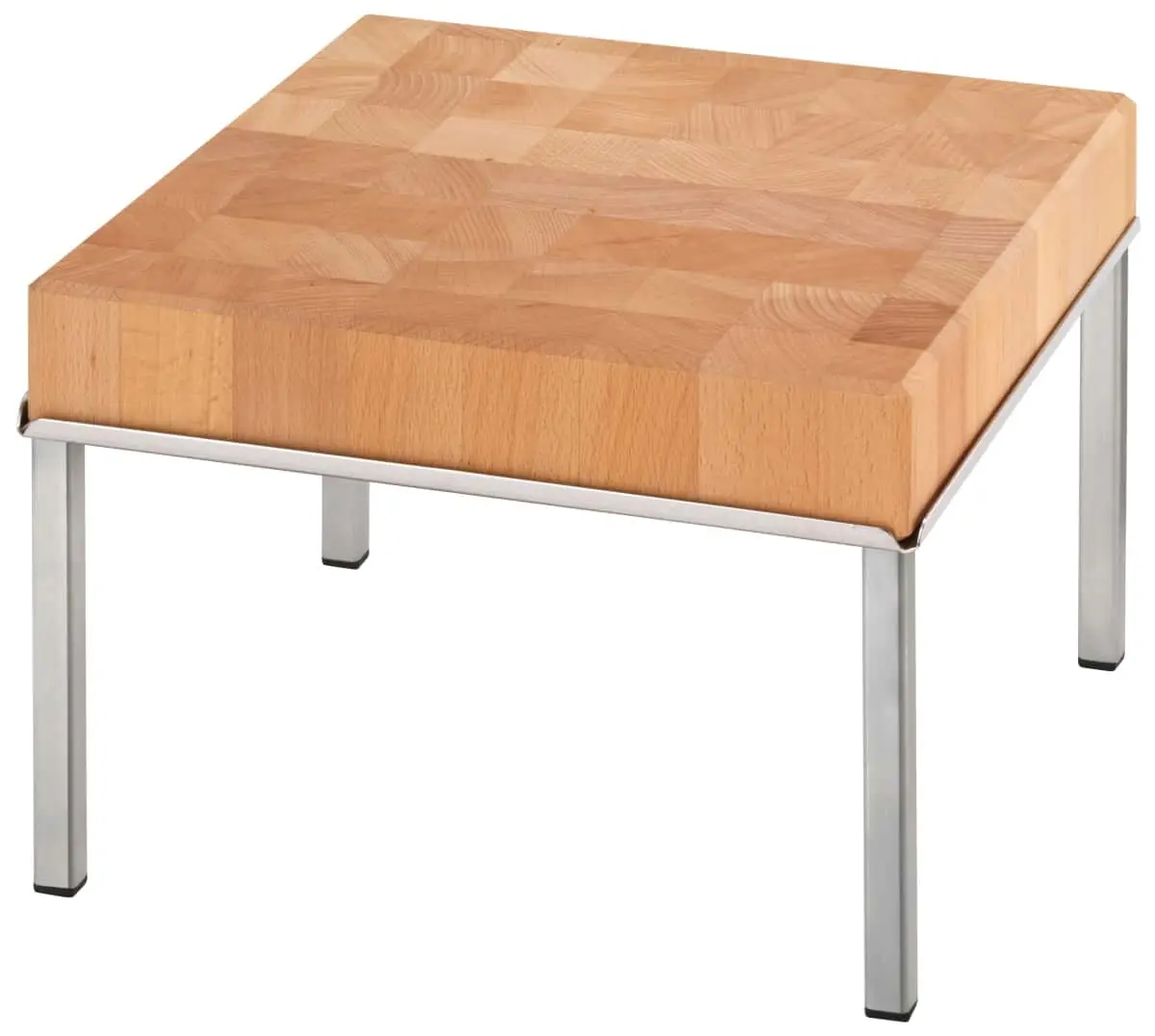 Bild von RAISER INOX 'Butcher Block' Holzblock aus Buche, H: 22,5 cm