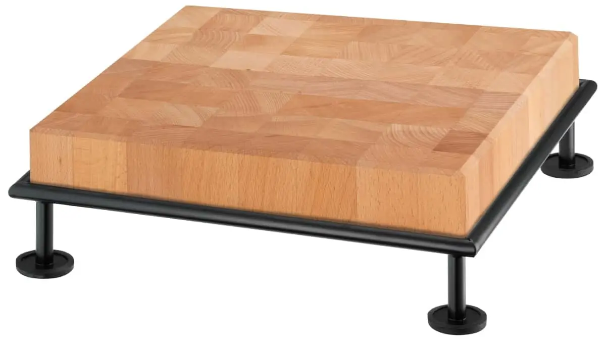 Bild von RAISER RUSTIC 'Butcher Block' Holzblock aus Buche, H: 12,5 cm