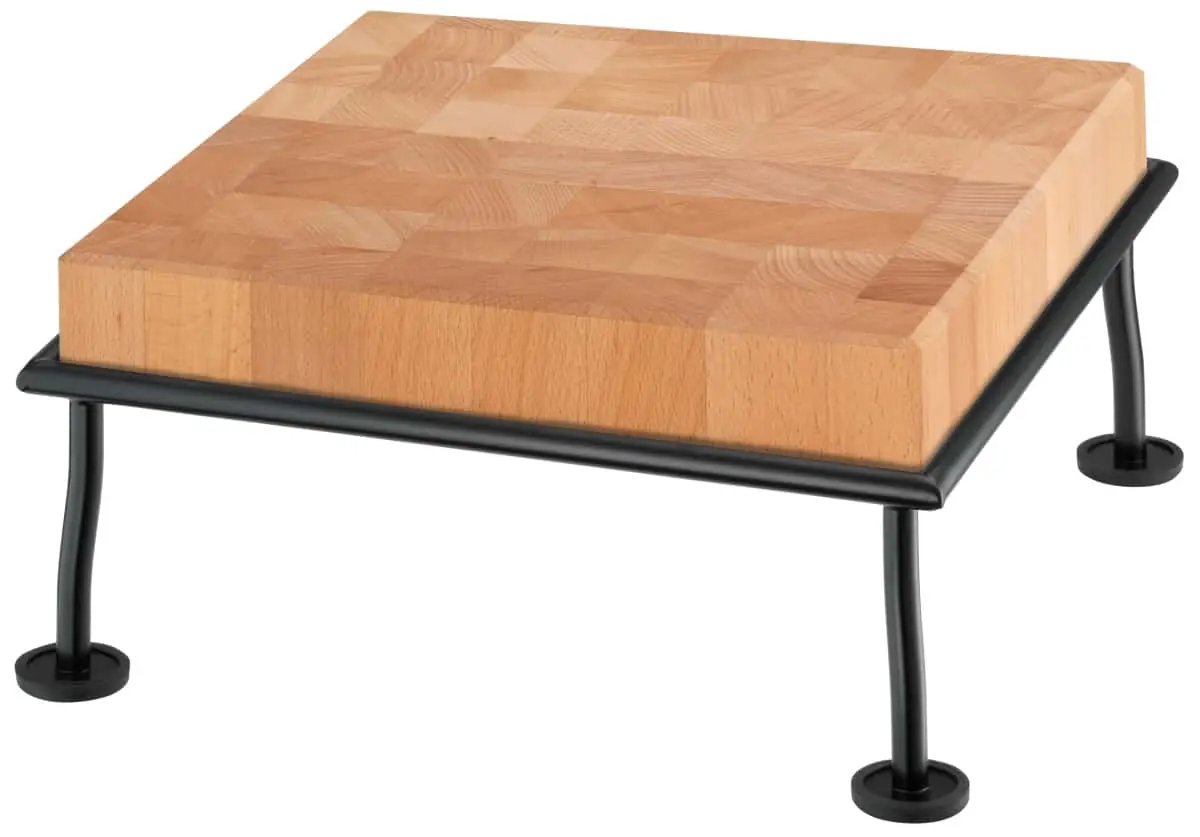 Bild von RAISER RUSTIC 'Butcher Block' Holzblock aus Buche, H: 17,5 cm