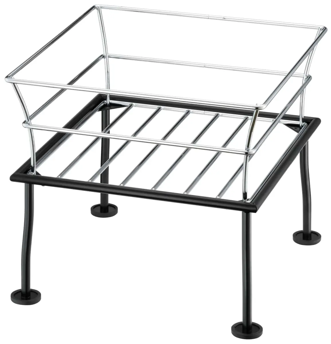 Bild von RAISER RUSTIC 'Obstkorb' verchromter Metallkorb, H: 30,0 cm