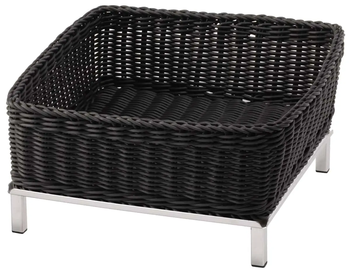Bild von RAISER INOX 33x33 'Brotkorb' Korb aus PP, grau (H:28,7cm)