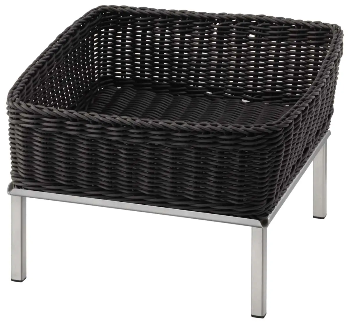 Bild von RAISER INOX 33x33 'Brotkorb' Korb aus PP, grau (H:33,7cm)
