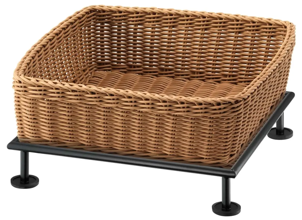 Bild von RAISER RUSTIC 33x33 'Brotkorb' Korb aus PP, beige (H:28,9cm)