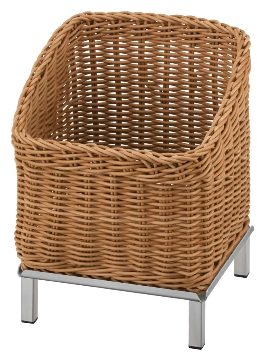 Bild von RAISER INOX 23x23 'Brotkorb' Korb aus PP, beige (H:26,2 cm)