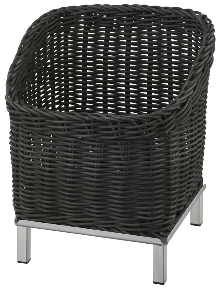 Bild von RAISER INOX 23x23 'Brotkorb' Korb aus PP, grau (H:26,2 cm)