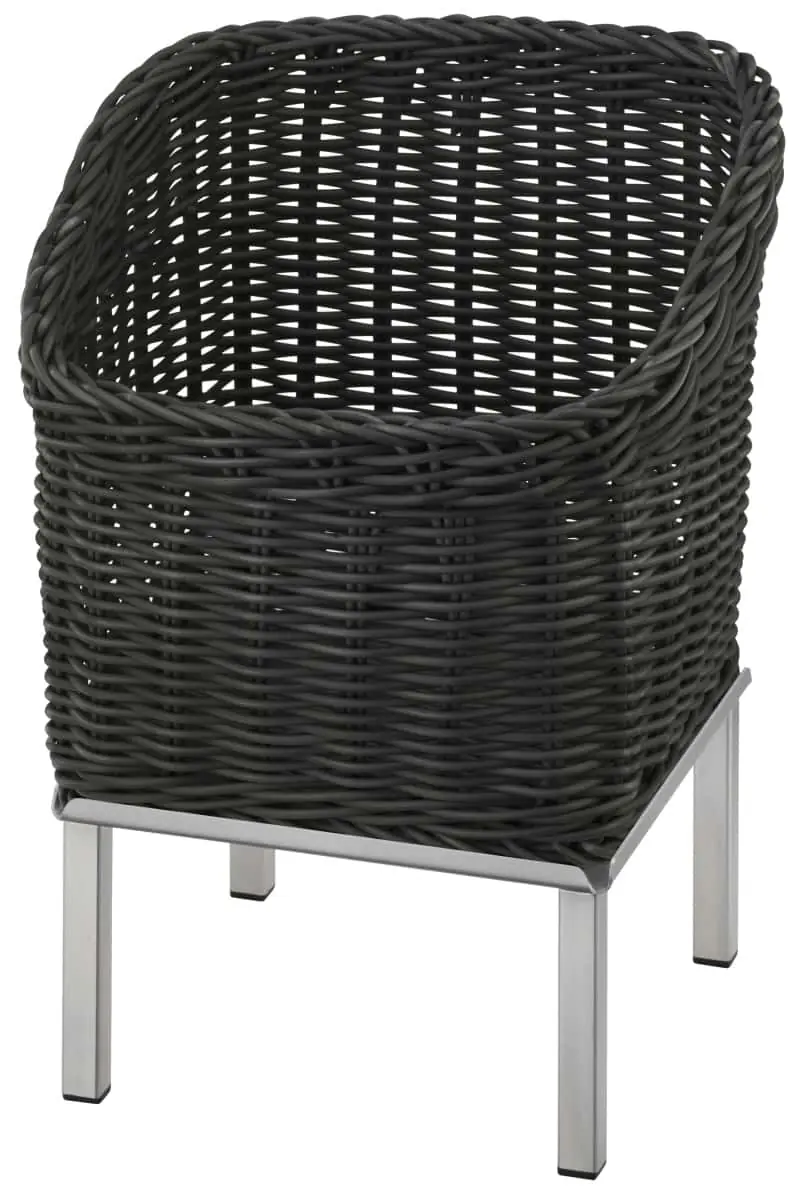 Bild von RAISER INOX 23x23 'Brotkorb' Korb aus PP, grau (H:31,2 cm)