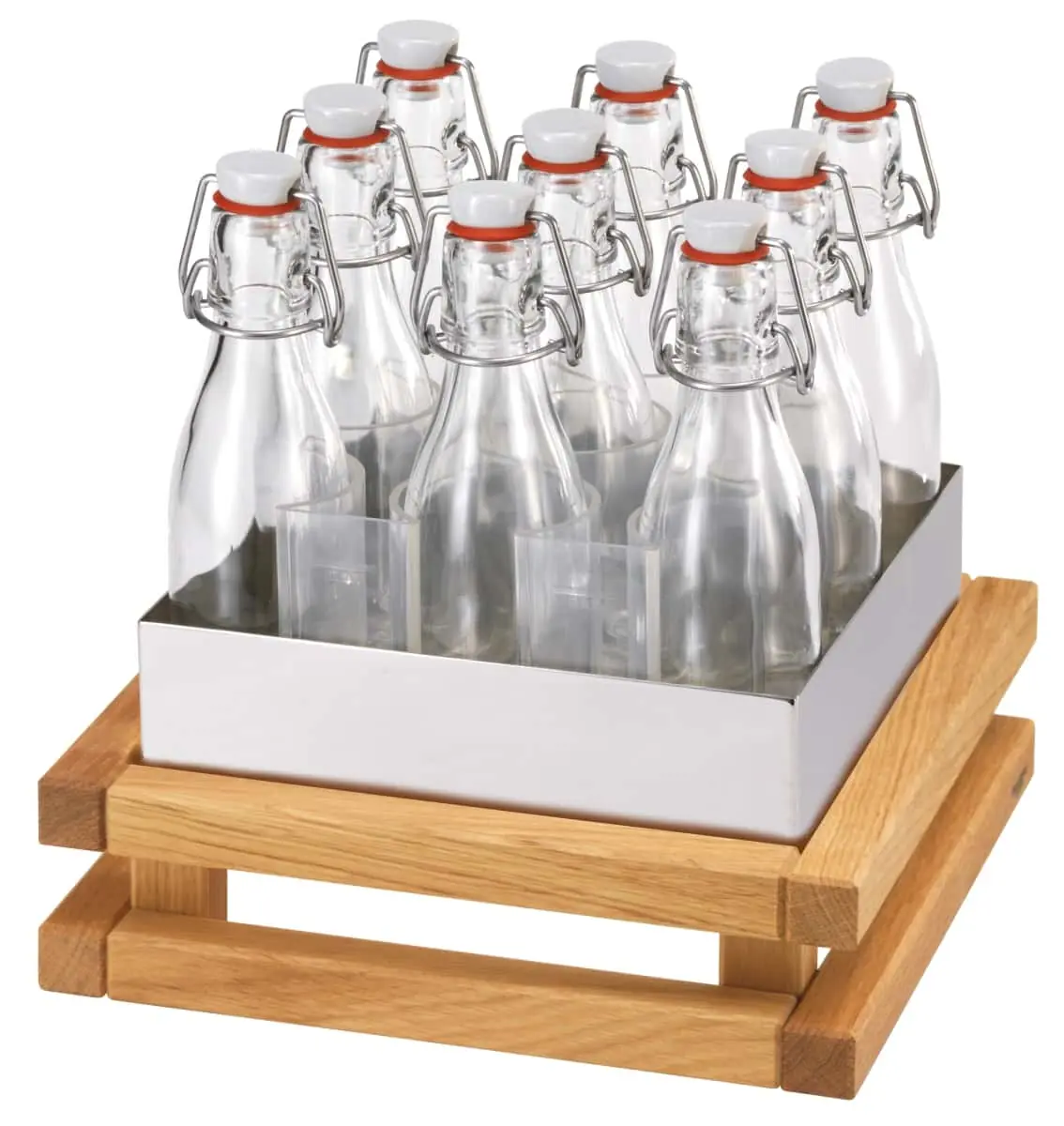 Bild von RAISER OAK 'Getränke-Set' S Standfuß aus Eiche (H: 26 cm)