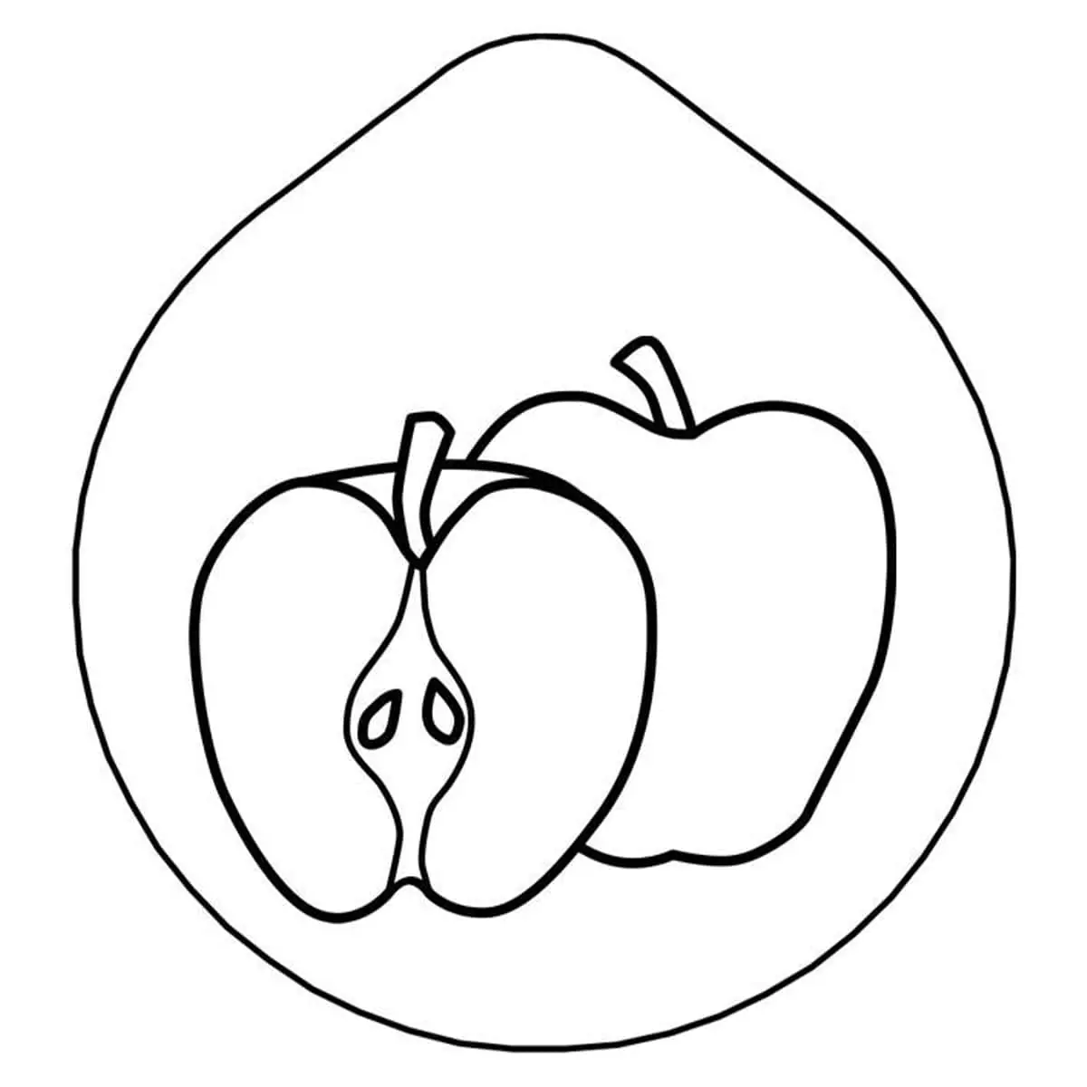 Bild von CARAFINE/CONNECT 'Laserbeschrifung' Apfel auf Edelstahldeckel