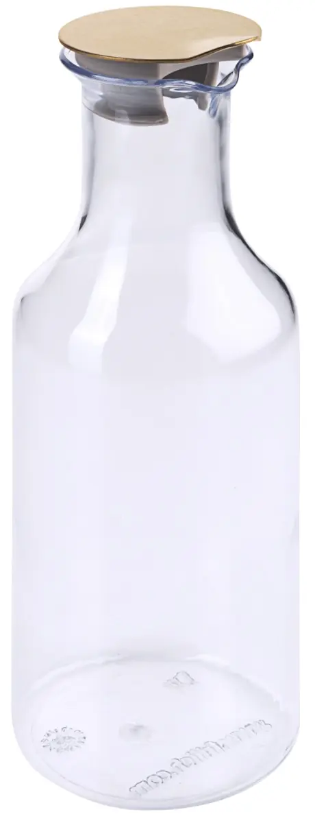 Bild von Nachschubbehälter Kunststoff- karaffe 1,2 Liter mit Edelstahldeckel, PVD Gold
