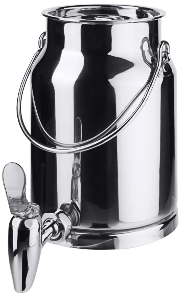 Bild von Nachschubbehälter 3 Liter Edelstahldeckel, EdelstahlHahn