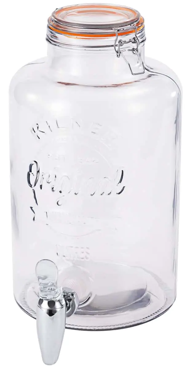 Bild von RAISER Glasbehälter 8 Liter mit Bügelverschluss und EdelstahlHahn