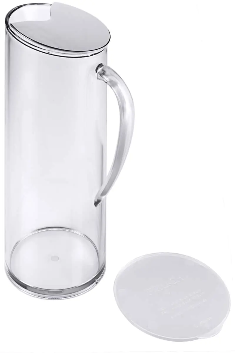 Bild von Nachschubbehälter 1,5 l, Flöte, Edelstahldeckel/ 'Gute-Nacht-Deckel'