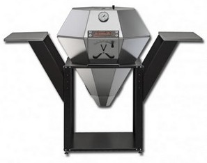 Bild von Diamant Grill Edelstahl Kamado von Neumärker, Durchmesser Grillfläche 64 cm