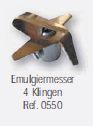 Bild von Emulgiermesser (4 Klingen)
